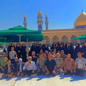 کاروان زیارتی کربلا دو سر قطار